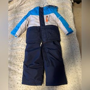 ZeroXposur snow suit (bib and jacket) 24 months NWOT
